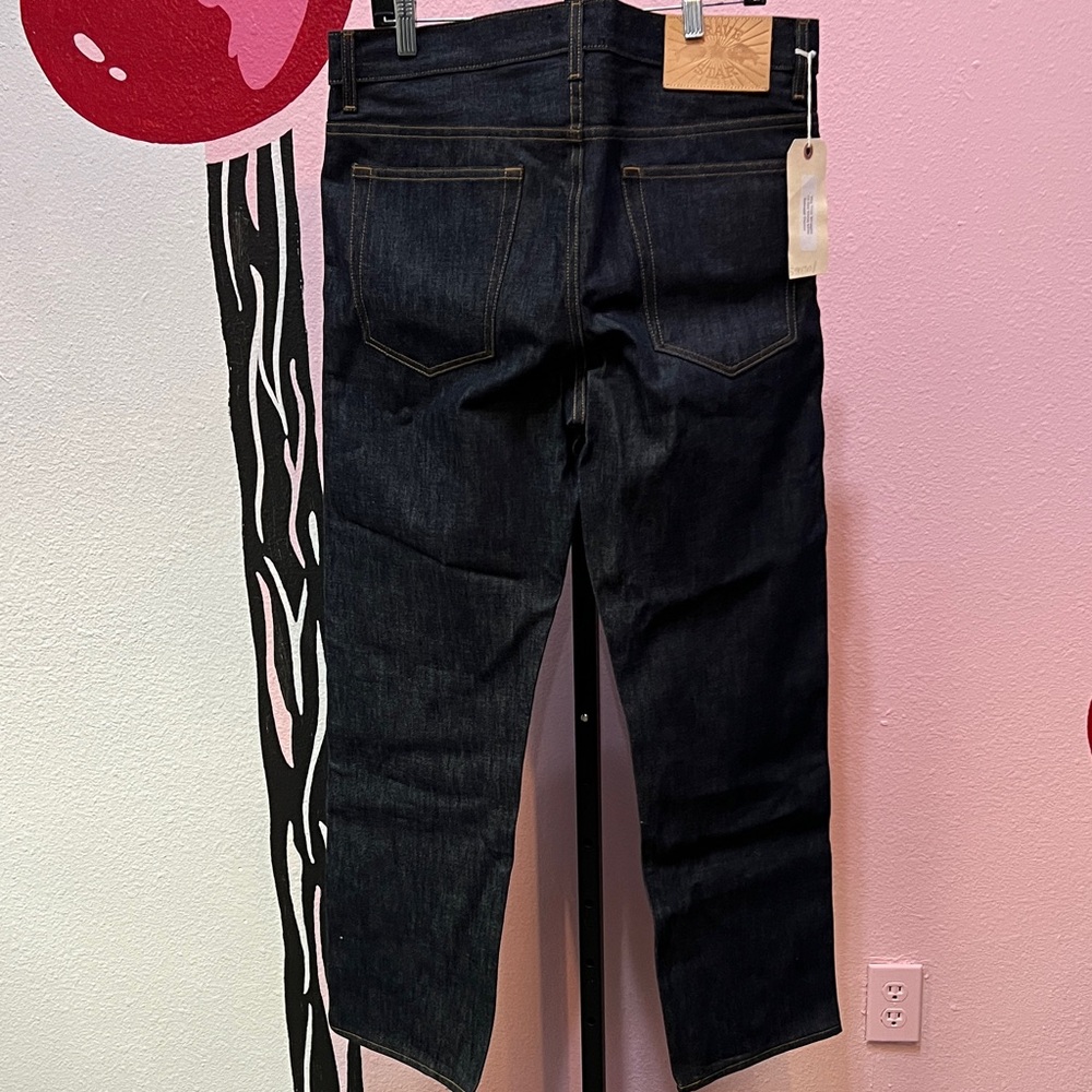 Bravestar True Straight 13.5oz Cone Mills Denim Jeans - Picture 3 of 7